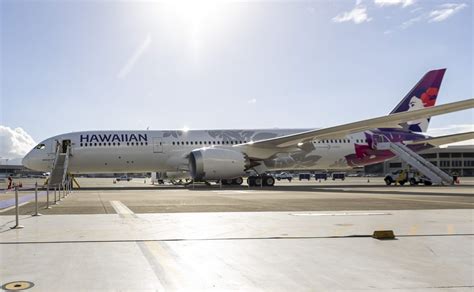 Hawaiian Airlines Welcomes First Boeing 787 Dj S Aviation