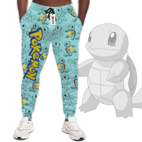 Squirtle Jogger Sweatpants Anime Custom For Fans Gear Otaku