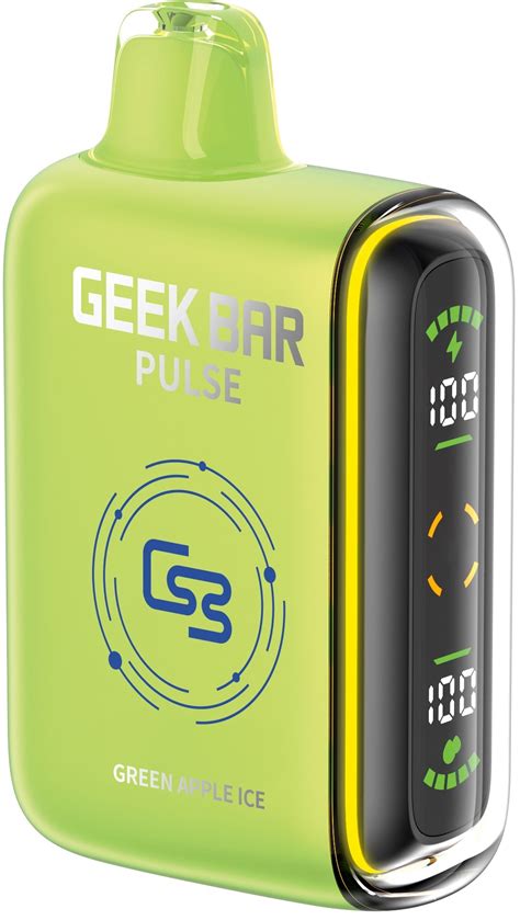 Geek Bar Pulse 9000 Disposable Vape Green Apple Ice Cloud Island Vapour