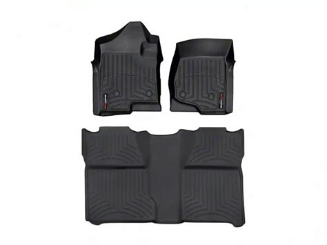 Weathertech Silverado 1500 DigitalFit Front And Rear Floor Liners