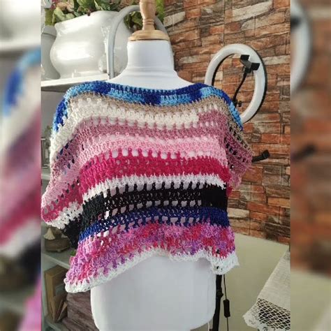 Blusa Multicolor Tejido A Tu Gusto Youtube