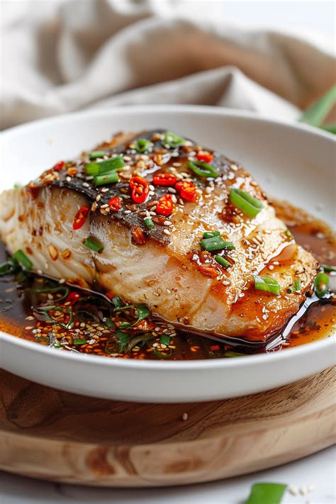 Easy And Delicious Keto Asian Inspired Chilean Seabass In Soy Ginger Sauce Recipe