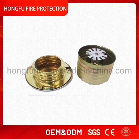 Standard Response Conceal Type Fire Sprinkler Head With 5mm Glass Bulb China Upright Sprinkler