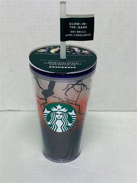 New Starbucks Halloween Glow In The Dark Ravens Perch Oz