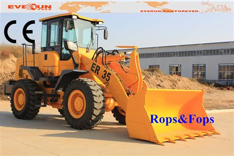 Ce Approved Ton Hydraulic Front End Loader Er With Rops Fops Made