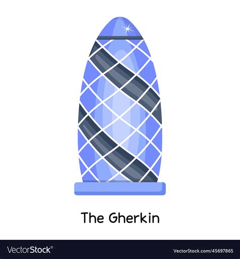 Gherkin Royalty Free Vector Image Vectorstock