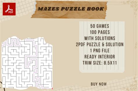 Square Maze Puzzles Printable Paper Graphic By Prottayon · Creative Fabrica