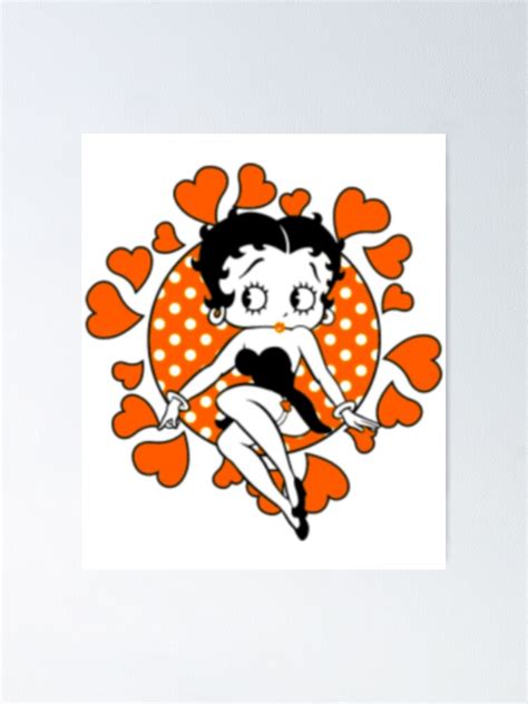 Betty Boop Collage Orange Betty Boop Betty Boop Sassy Betty Boop