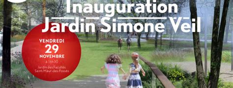 Inauguration Du Jardin Simone Veil