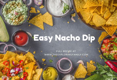 Easy Nacho Dip Recipe - 5 Ingredient Nacho Dip for your Superbowl Party ...