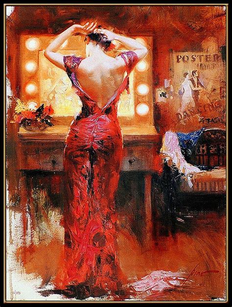 Pino Daeni - PINO Daeni The Star Giclee on Canvas Signed Female ...