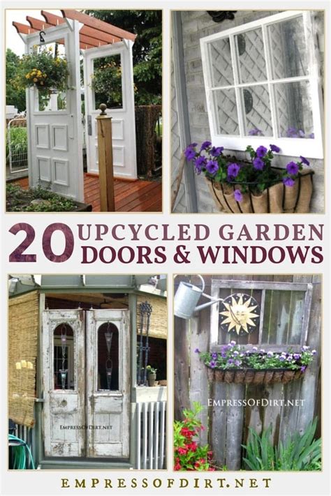 20 Ideas For Old Doors And Windows In The Garden Garden Doors Old