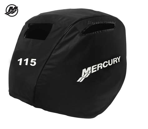 Capa Para Capô De Motor De Popa Mercury 115 HP Novo 4 Tempos