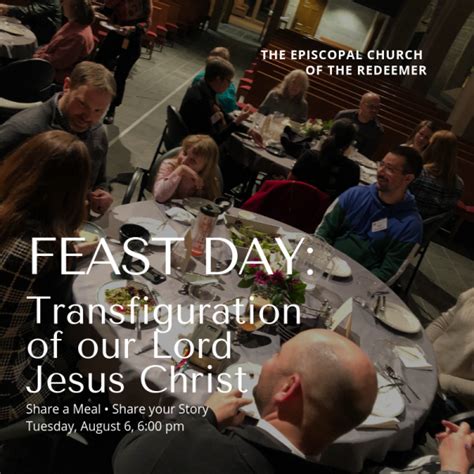 Feast Day - The Transfiguration of our Lord Jesus Christ | The ...