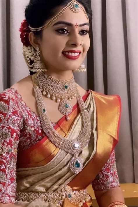 Latest Blouse Designs Bridal Jewellery Inspiration South Indian Bride Jewellery Wedding