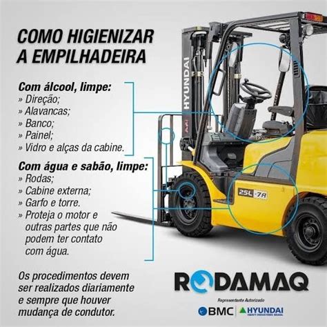 A Diagram Showing The Features Of A Forklift