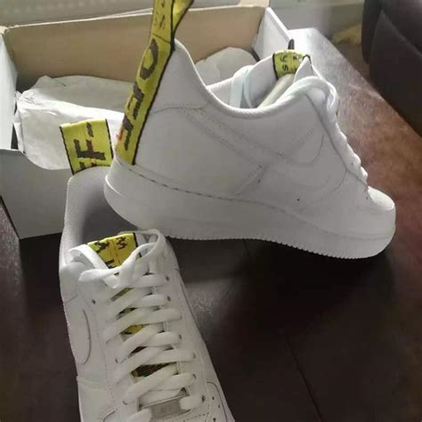 Custom Nike Airforce 1 OFF-WHITE Replica Belt Brand... - Depop