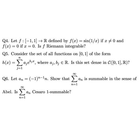 Solved Q4 ﻿let F 11 →r ﻿defined By Fxsin1x ﻿if X≠0