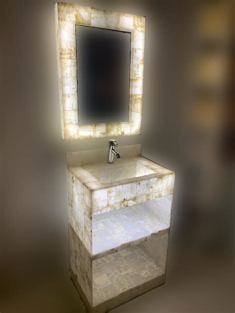 Mueble De Ba O De Nix Iluminado Queen Marble M Rmol Nix Y Granito