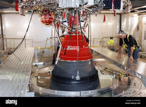 delta iv rocket  stage stock photo alamy