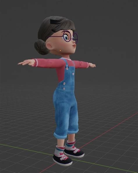 tani scary teacher 3d character download 3D model rigged | CGTrader