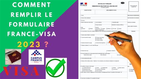 Comment Bien Remplir Le Formulaire De Demande De Visa France