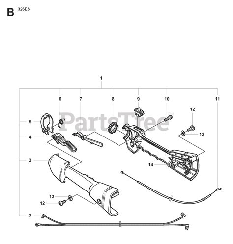 Husqvarna 326 Es Husqvarna Handheld Edger Original Throttle Controls Parts Lookup With