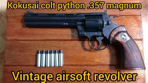 Kokusai Colt Python 357 Magnum Airsoft Revolver Review Filipino Youtube