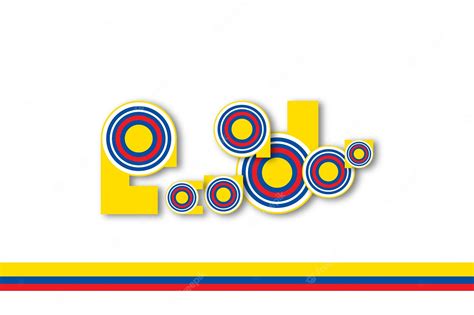 Premium Vector | Typography surround band ecuador flag colors