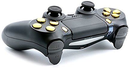 Black Gold PS4 PRO Smart Rapid Fire Modded Controller Mods For FPS All