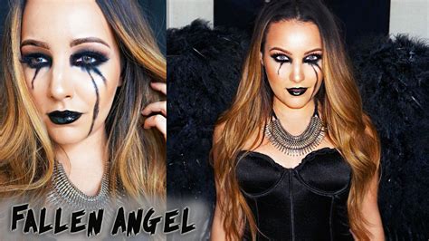 Stunning Fallen Angel Halloween Makeup Tutorial