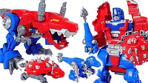 Transformers Rescue Bots Transform Dinosaurs Optimus Prime Bumblebee