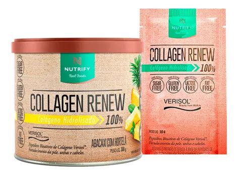 Collagen Renew Hidrolisado Nutrify 300g Colágeno Verisol