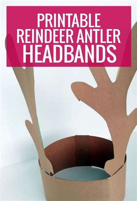 How To Make A Reindeer Antler Headband Craft Headband Crafts