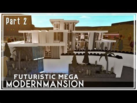 Futuristic Mega Modern Mansion No Large Plot Roblox Bloxburg