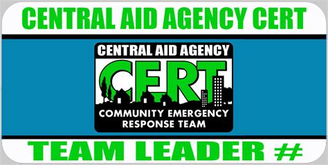 Community Emergency Response Team Cert Central Aid Agency