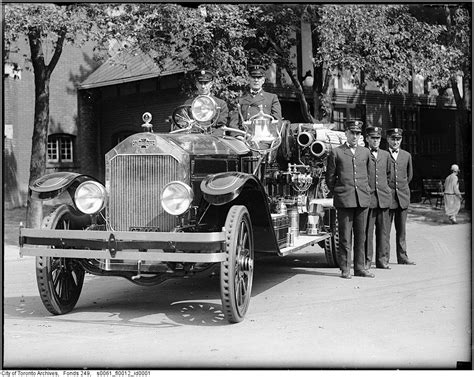 Vintage Fire Truck Photographs from Toronto