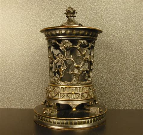 Ancien Br Le Parfum D Cor V G Tal Japon C Incense Burner Japan H