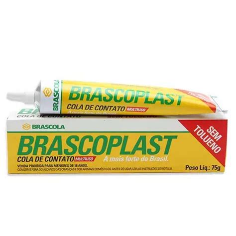 Cola Brascoplast Sem Tolueno 75g Brascola André Armarinhos