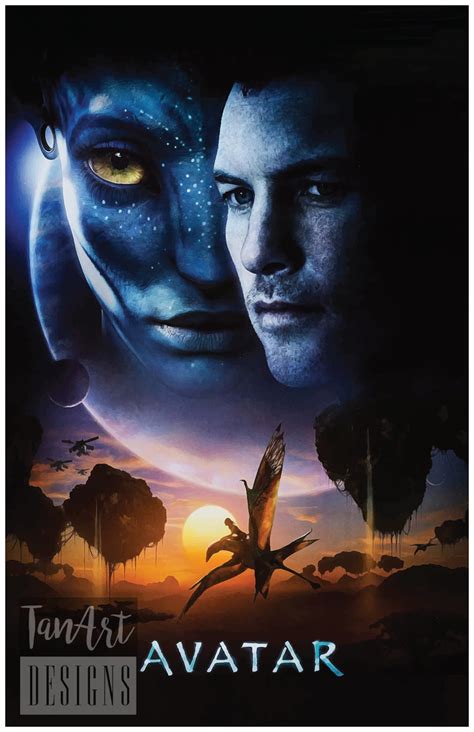 Framed Avatar Poster Avatar Movie Poster Avatar Print Vintage Wall Art ...