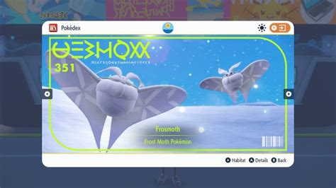 Where To Find Snom Frosmoth In Pokemon Scarlet Violet Dexerto