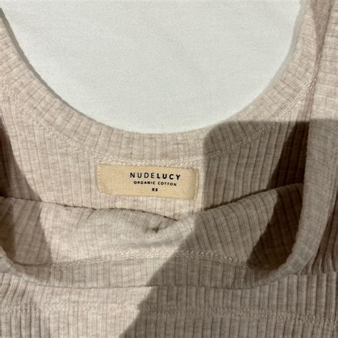 Nude Lucy Crop Depop