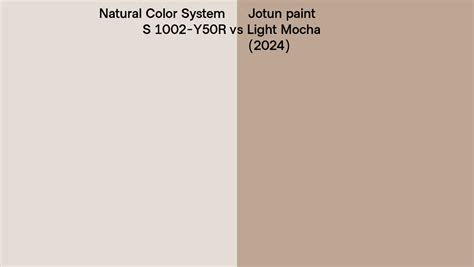 Natural Color System S 1002 Y50r Vs Jotun Paint Light Mocha 2024 Side