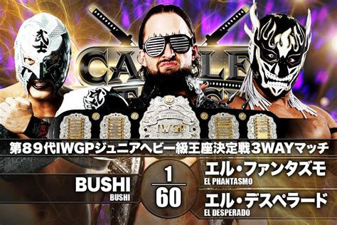 El Desperado Wins Iwgp Junior Heavyweight Title At Njpw Castle Attack