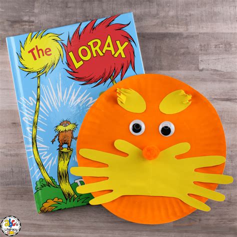 How To Create The Lorax Inspired Hand Print Craft