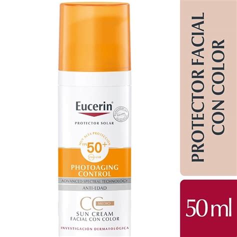 Eucerin Protector Solar Facial En Crema Sun Cc Cream Tono Medio Fps