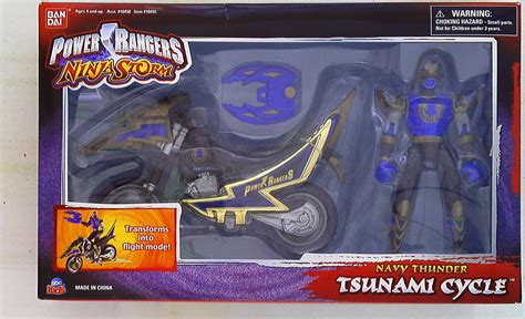 バンダイ POWER RANGERS NINJA STORM Navy Thunder Tsunami Cycle まんだらけ Mandarake