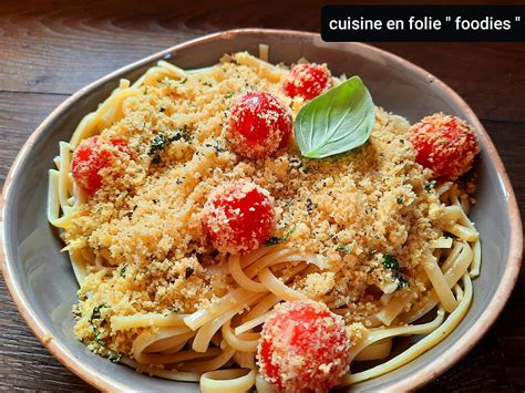 Recette De Pâtes Au Parmesan Du Pauvre Ou Pasta à La Mollica