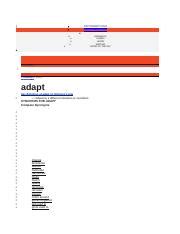 adaptdocx dictionarycom thesauruscom      synonyms search