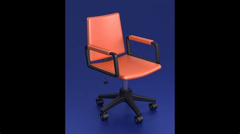 Blender Modeling An Office Chair Materials Youtube